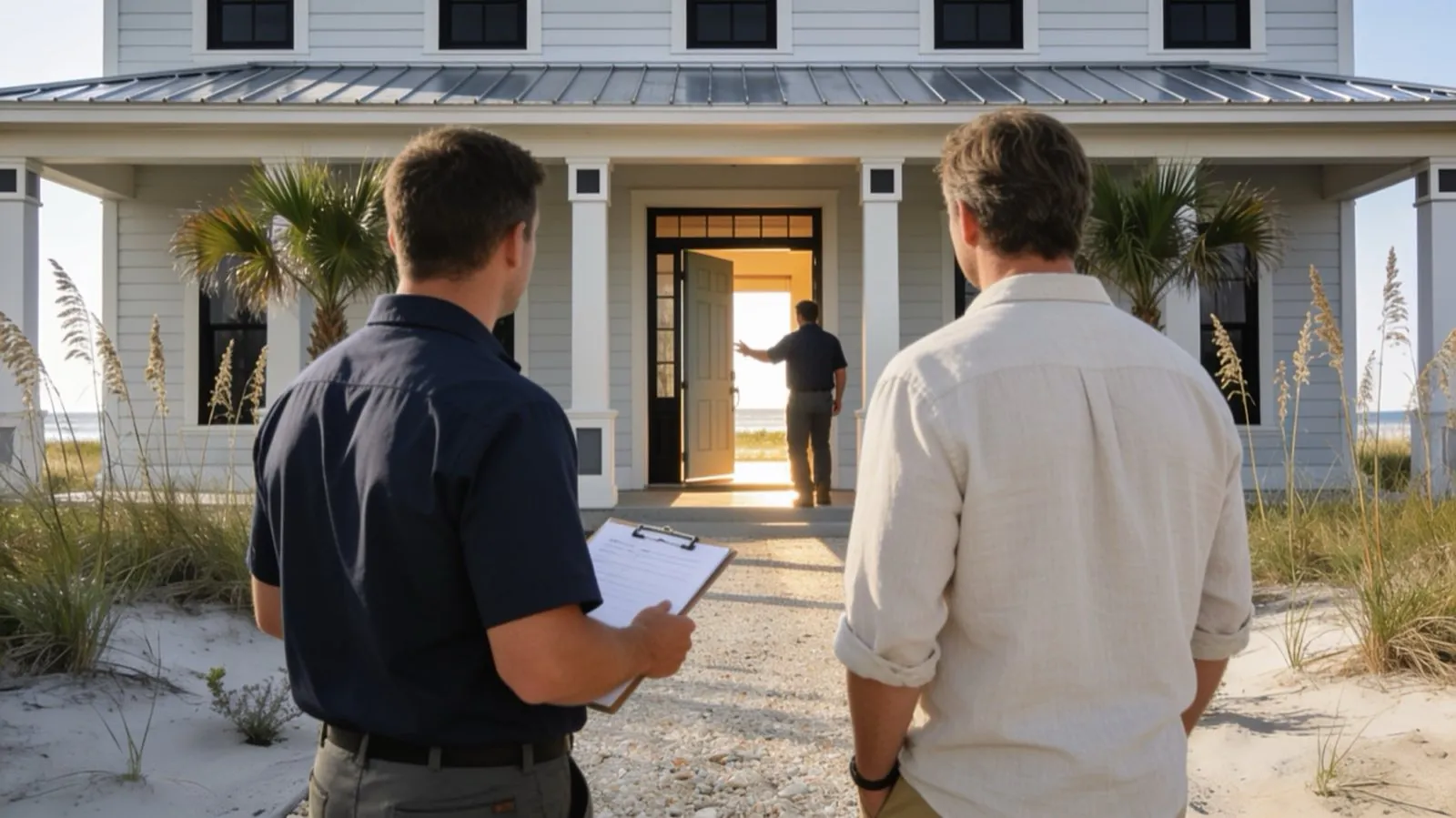 Walking a homeowner through the estimate on site